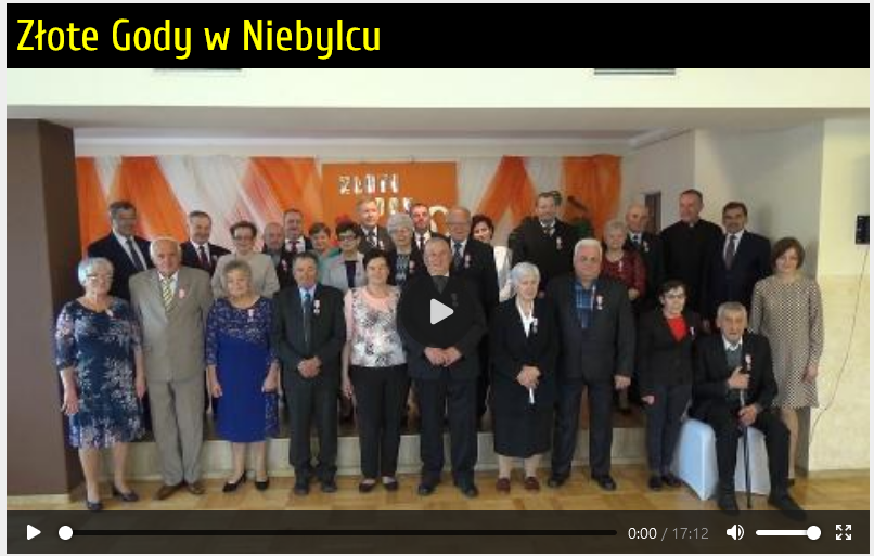 LInk do relacji filmowej ze uroczystości Złotych Godów w Niebylcu 27 września 2022 r.